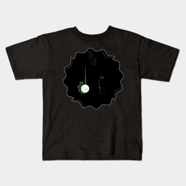 World of the Deep One Kids T-Shirt by Lunalora